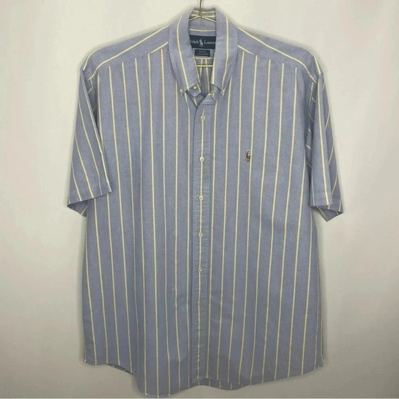 BUNDLE POLO RL/Ralph Lauren Short/Long Sleeve Button Down & Pima Cotton Sweater - Picture 2 of 15